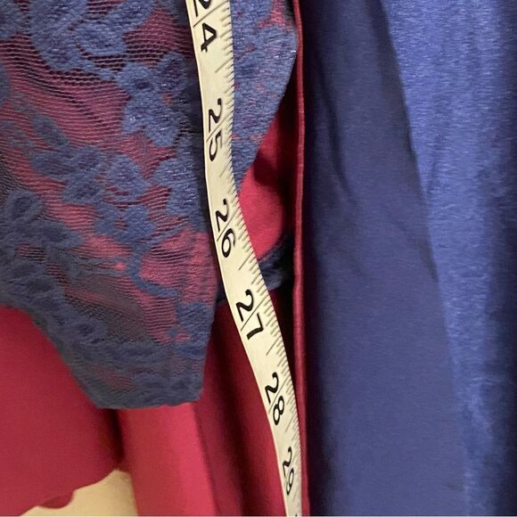 WEISSMAN Elite Dance Costume navy pink lace This Years Love 11227 MA adult - Picture 8 of 12